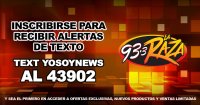 Text yosoynews to 43902